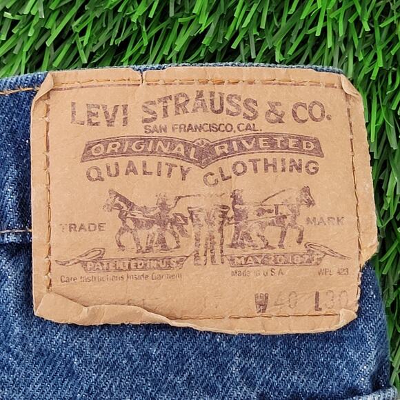 Vintage 80s LEVIS 517 Jeans 38x29 Bootcut USA - Picture 3 of 16